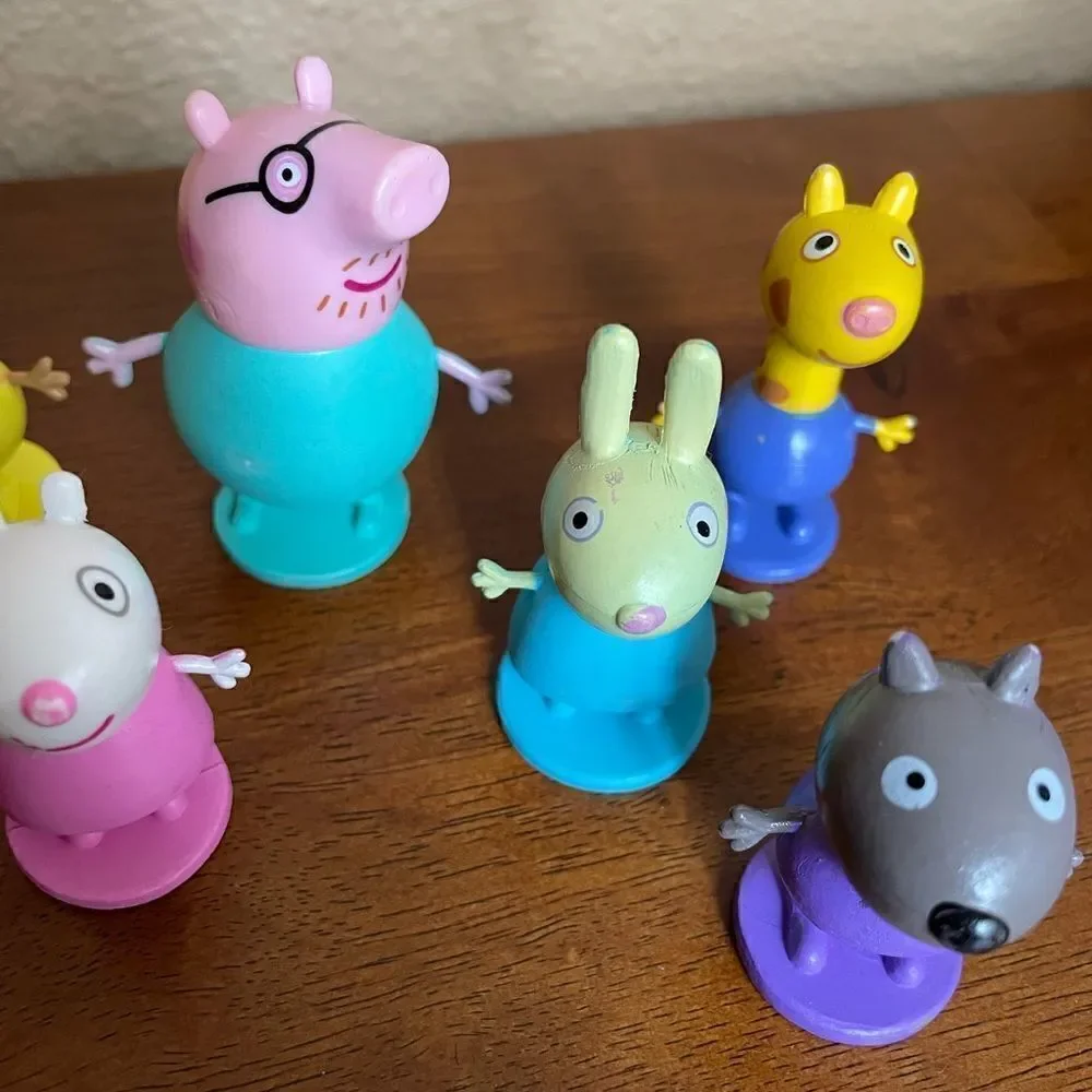 Peppa Pig Vintage 2003 Figures Cake Toppers